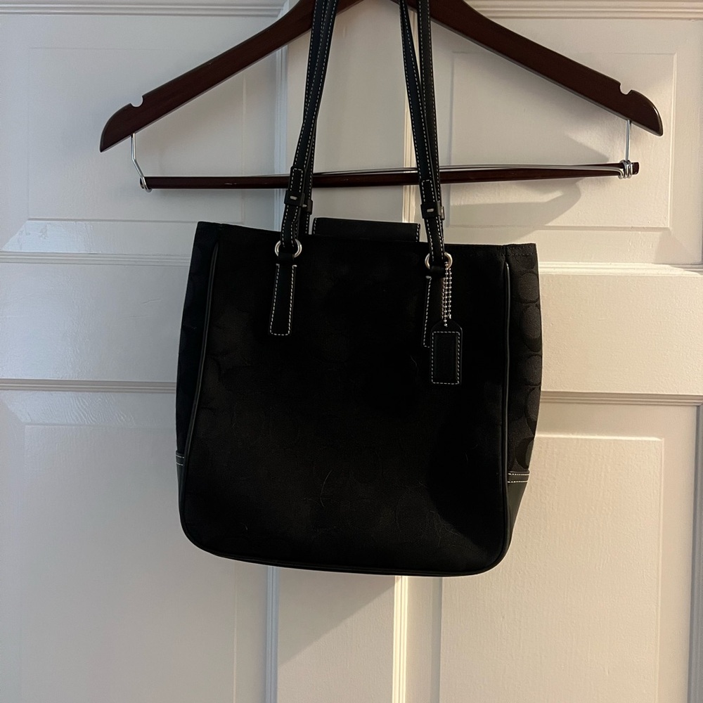 Coach Black Tote Bag